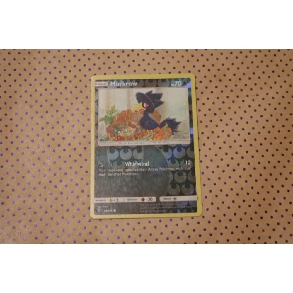 Murkrow Rev Holo 78/145 Pokemon Card (2017)
